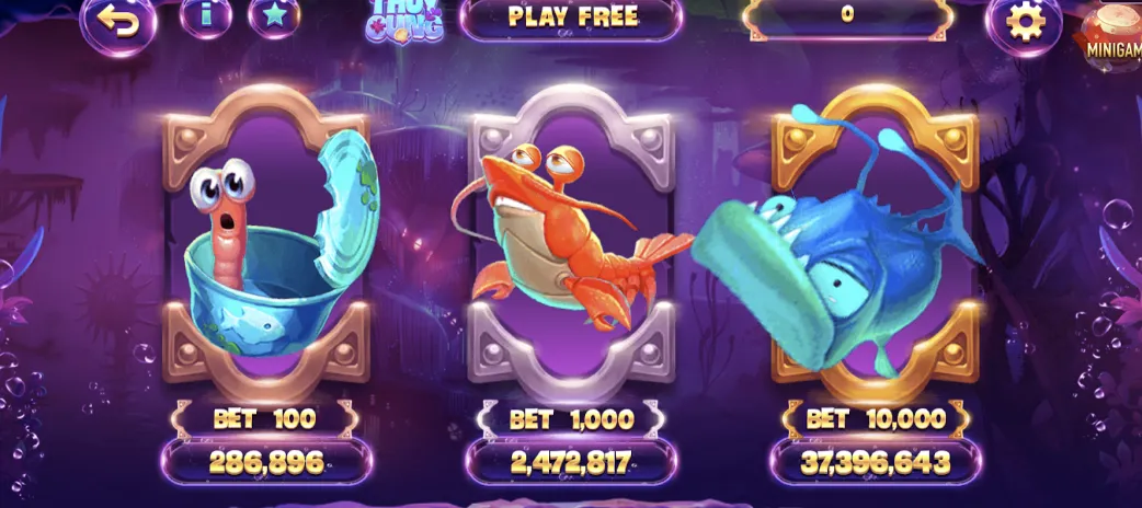 Khám phá ưu điểm của game bài đổi thưởng Thủy Cung