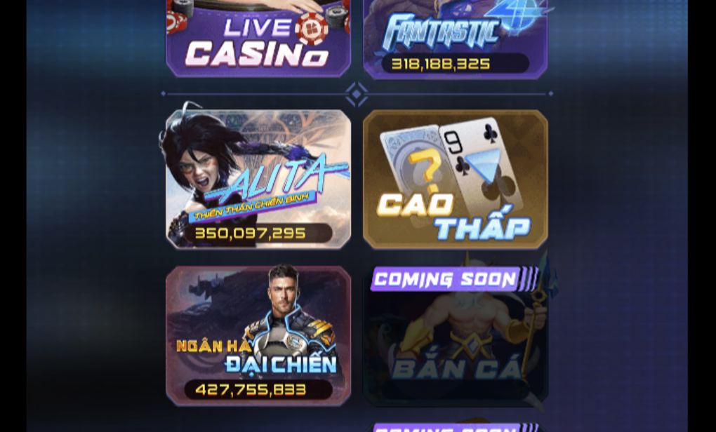 Nét hấp dẫn đến từ game bài đổi thưởng Alita đình đám