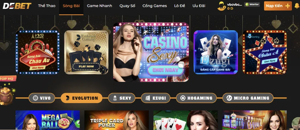 Các sàn casino uy tín